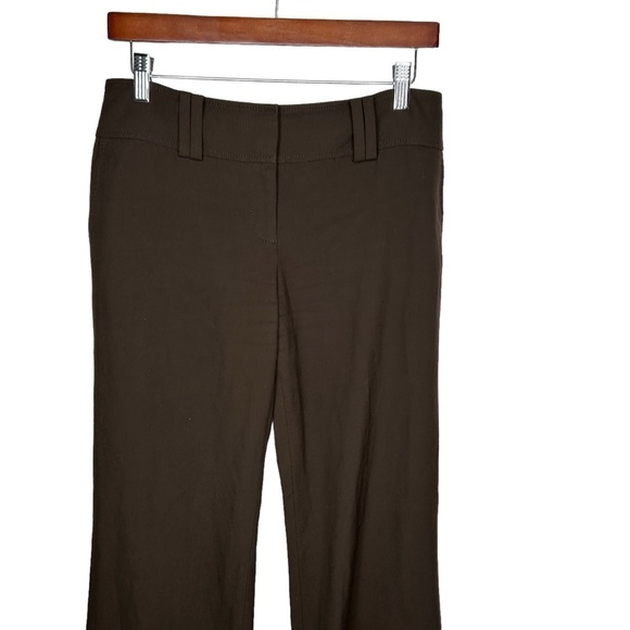 Ann Taylor Lindsay Pants Size 4 Women's Brown Trouser Brown Career Stretch - Picture 2 of 6